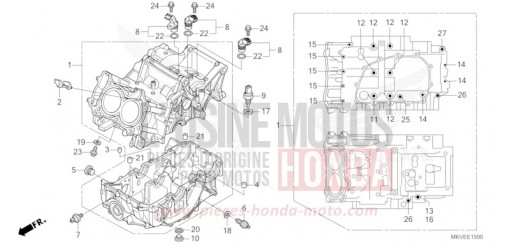 CARTER MOTEUR NSS750T de 2026